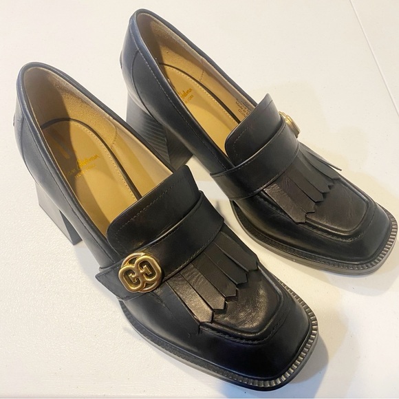 SAM EDELMAN Quinly Block Heel Loafer Kilty Loafer Pumps - Picture 6 of 16